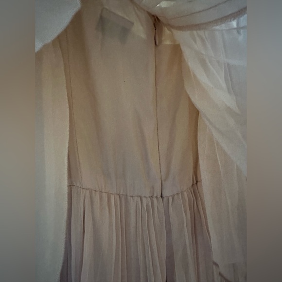 Halston Heritage Pleated Floor Length Gown - Picture 4 of 7